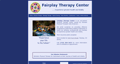 Desktop Screenshot of fairplaytherapycenter.com
